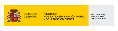 Logo Ministerio de transformación digital